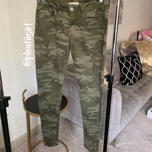 army fatigue slim denim